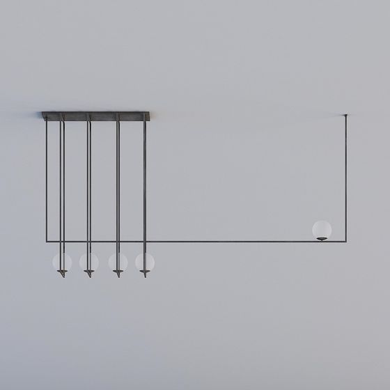 Linear Elegance 3D model for Contemporary Spaces