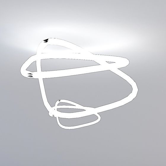 Luminous Flow Chair 3D model for Futuristic Spaces