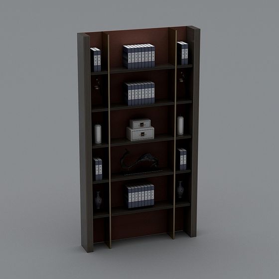 Urban Elegance Bookshelf 3D model