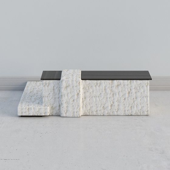 Urban Corner Low-Poly 3D model