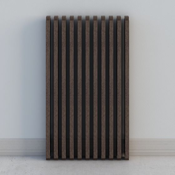 Chic Wooden Louvered Window 3D model for Modern Spaces