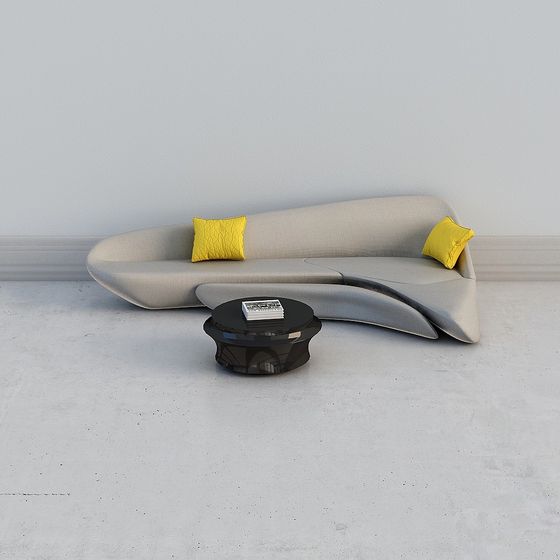 Stylish Modern Sofa 3D model