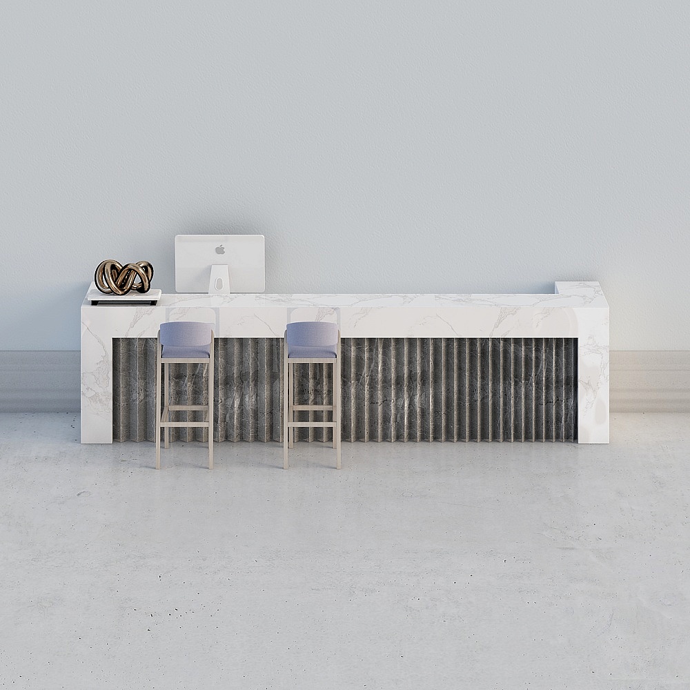 현대식 판매부 25-바 카운터