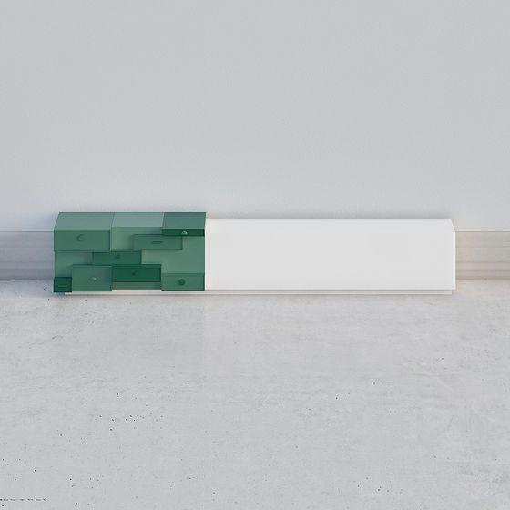 Modular Storage Cabinet 3D model