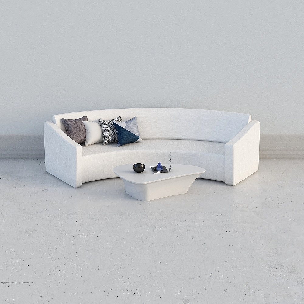 Modern sales office 6-sofa combination