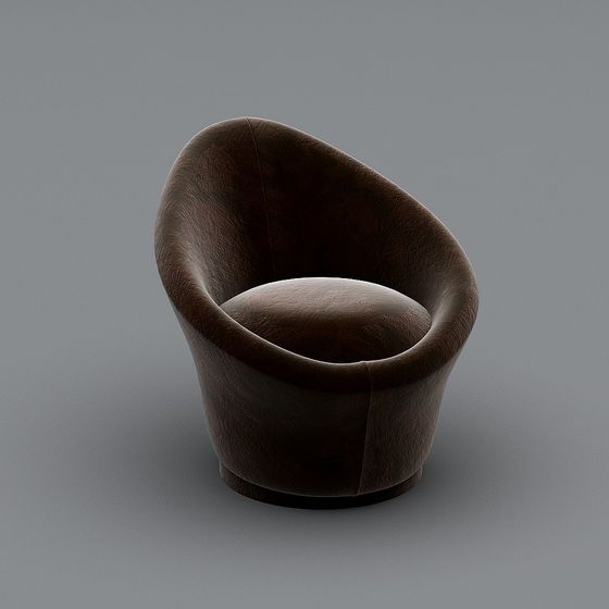 Vintage Leather Armchair 3D model