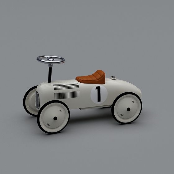 Childhood Racing Car 3D model