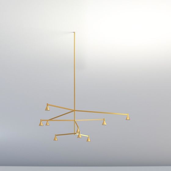 Balance of Light 3D model Chandelier for Modern Spaces