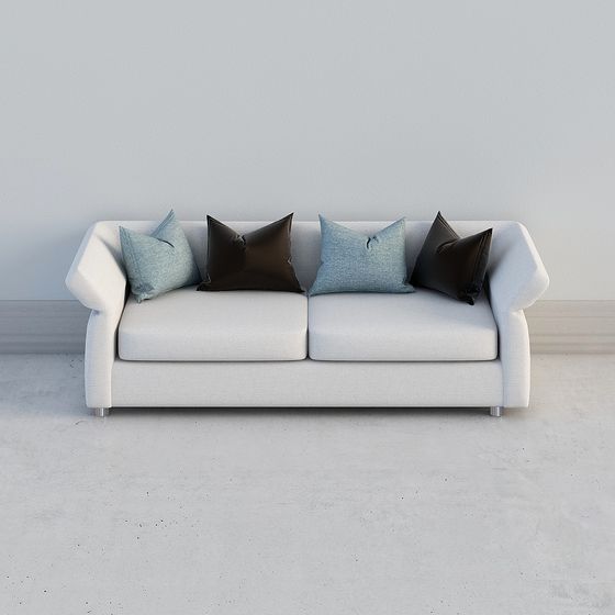 Modern Minimalist Sofa 3D Model