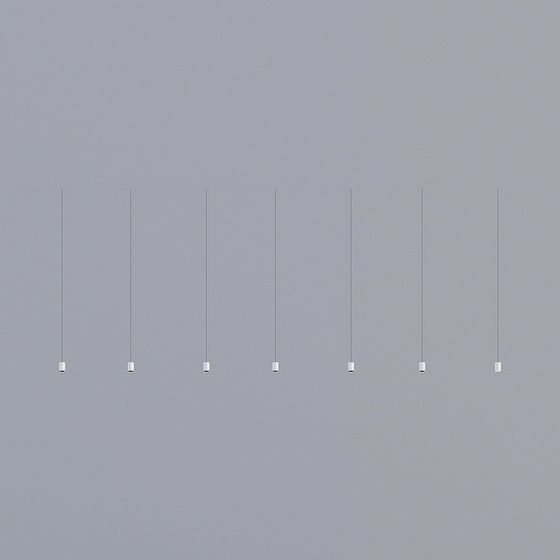 Suspended Lighting Series 3D model for Modern Designs