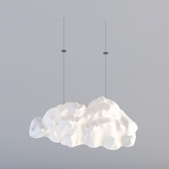 Cloud Pendant Light 3D model for Modern Spaces
