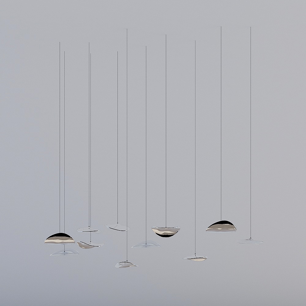 Điêu khắc nhân vật - Đèn chùm nghệ thuật hiện đại