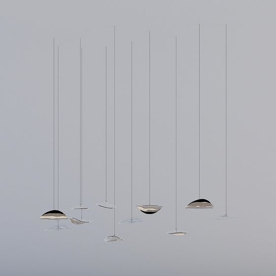 Điêu khắc nhân vật - Đèn chùm nghệ thuật hiện đại