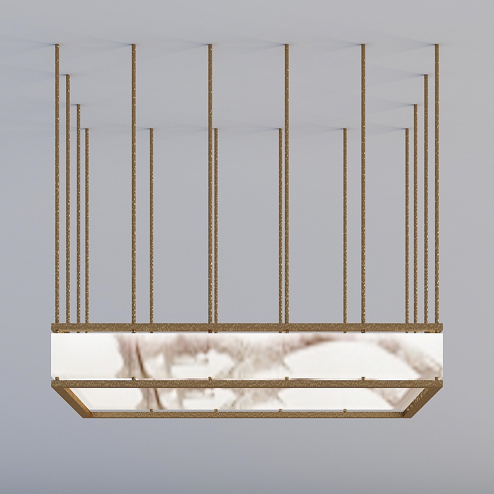 Suspended Art Light 3D model