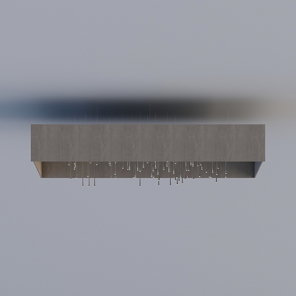 Easy and interior design Modern sales reception area - chandelie