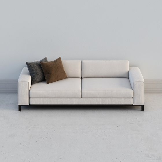 Modern Minimalist Sofa 3D model