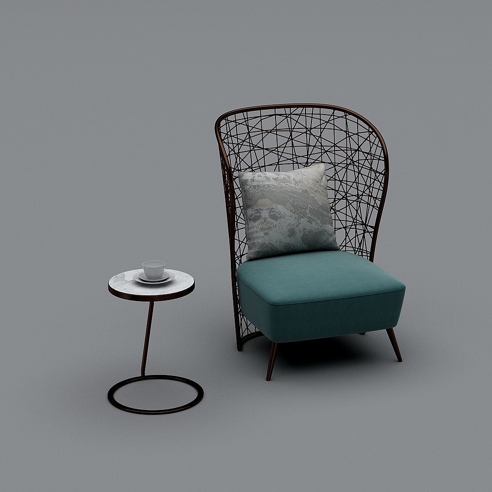 Combinación de mesa y silla de área de negociación de oficina de ventas de estilo chino