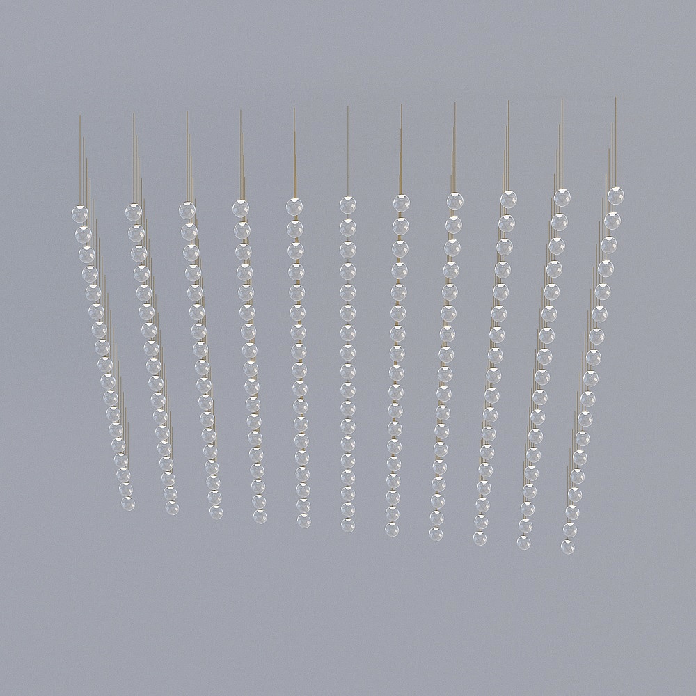 Yuan Yu Daqi design modern sales office - chandeliers