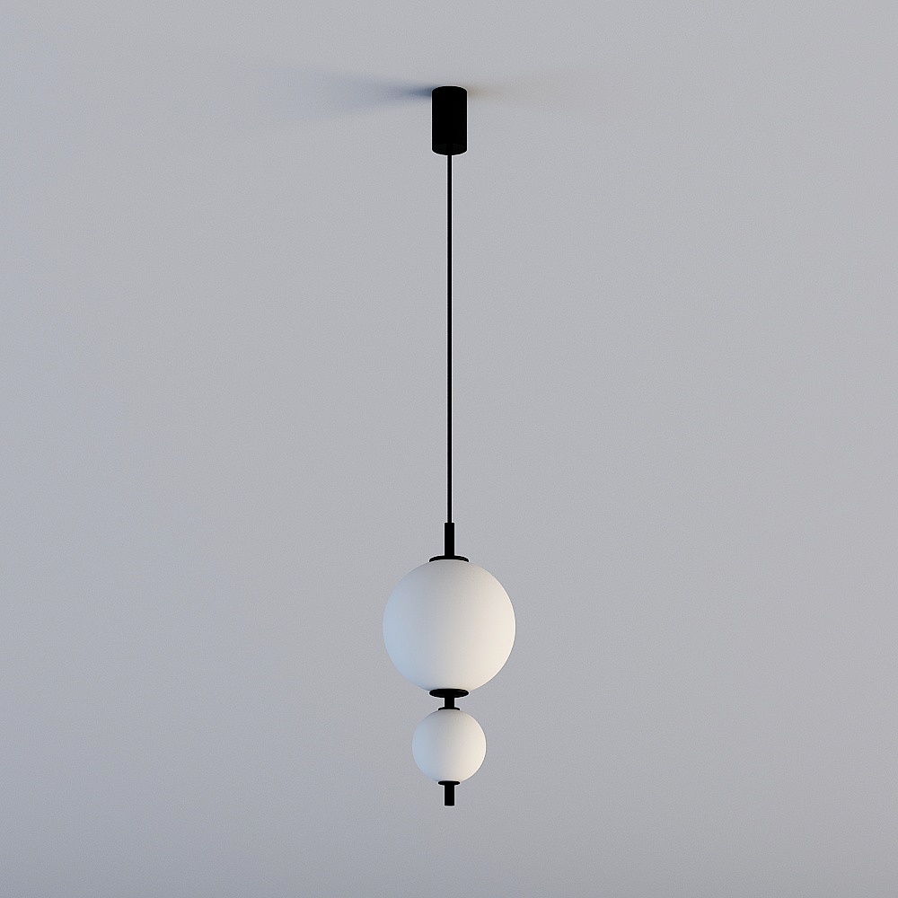 Feather design Modern sales office negotiation area - chandelier