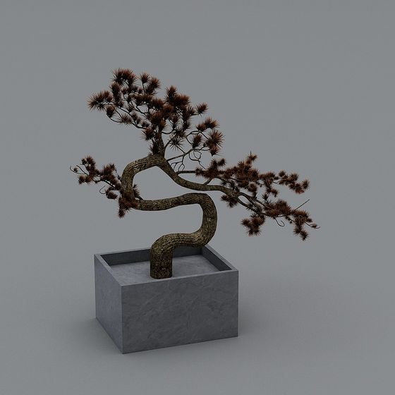 Low Poly 3D Pine Tree Model for Creative Designs