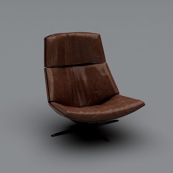Vintage Rotating Chair 3D model for Modern Design