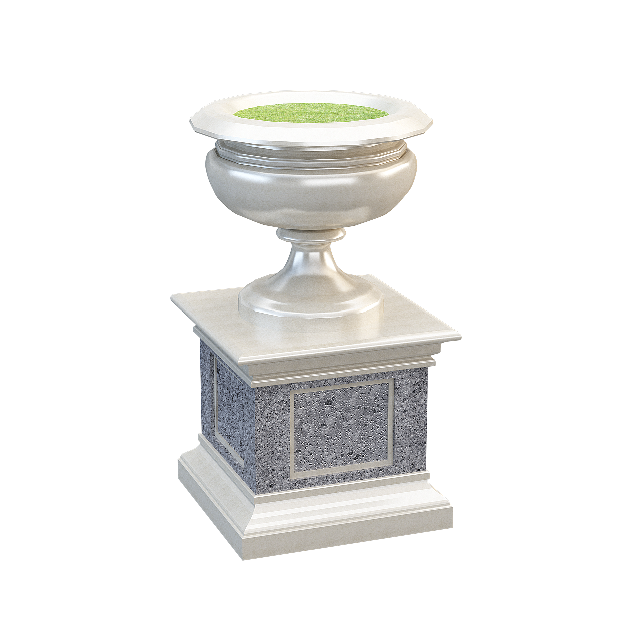 Classic Planter 3D model with Modern Touch