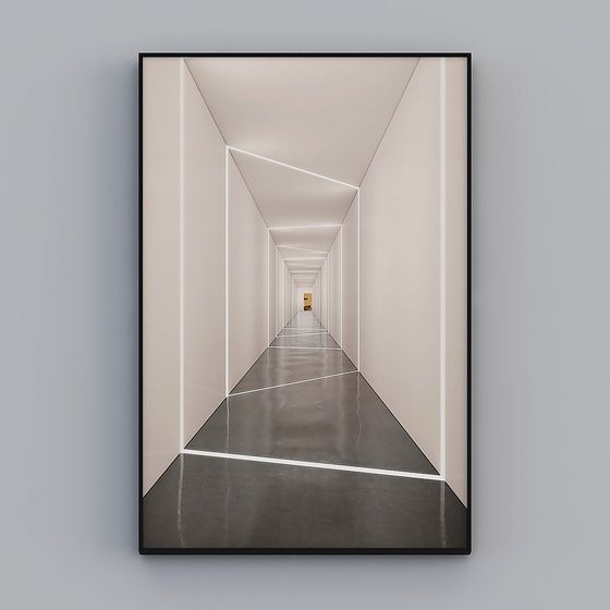 Infinite Corridor 3D model