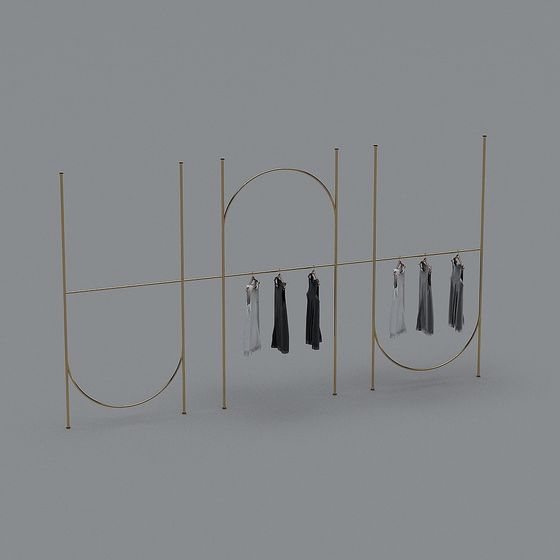 Urban Display Rack 3D model