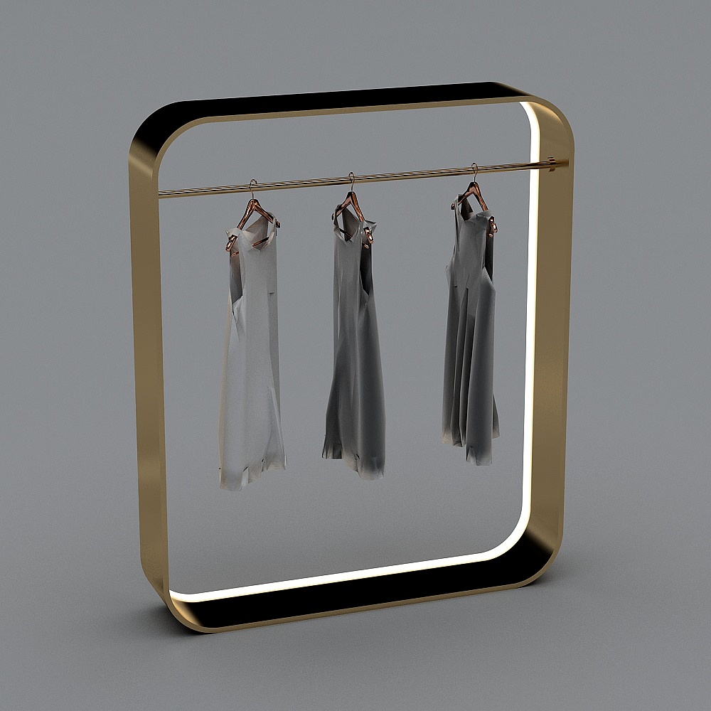 Modern clothing store women's clothing store -1- the whole set o