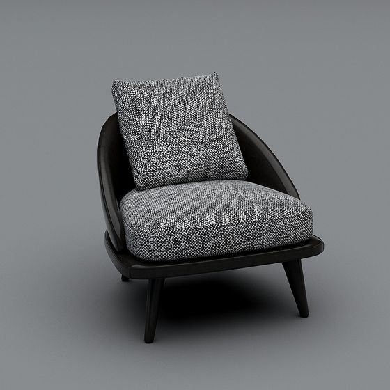 Stylish 3D Model Armchair for Modern Interiors