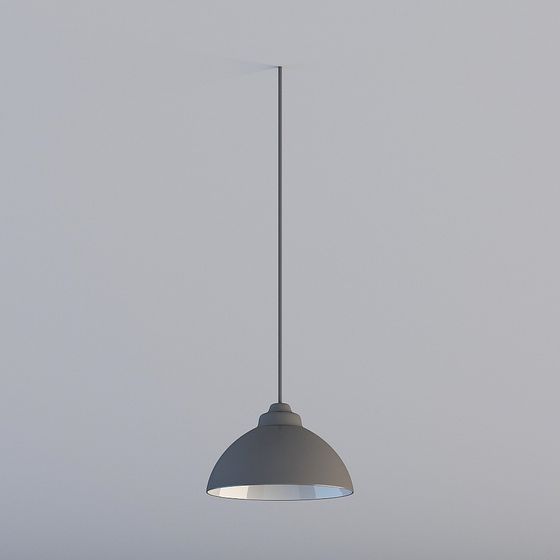 Stylish Low-Poly 3D Pendant Light Model