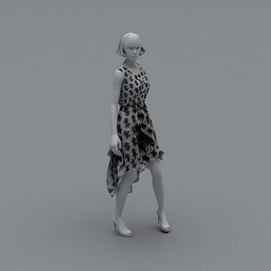 Urban Fashionista 3D model