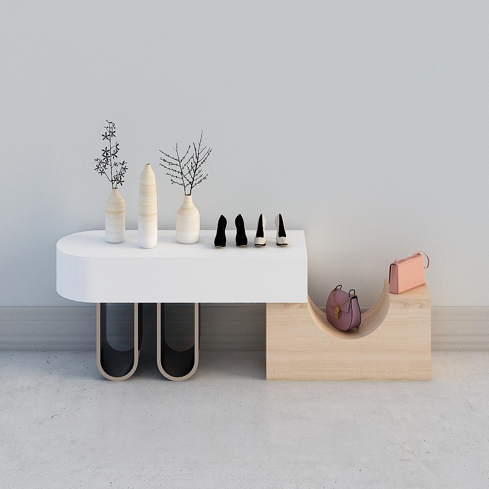 모던 의류 매장-2-제품 디스플레이 스탠드