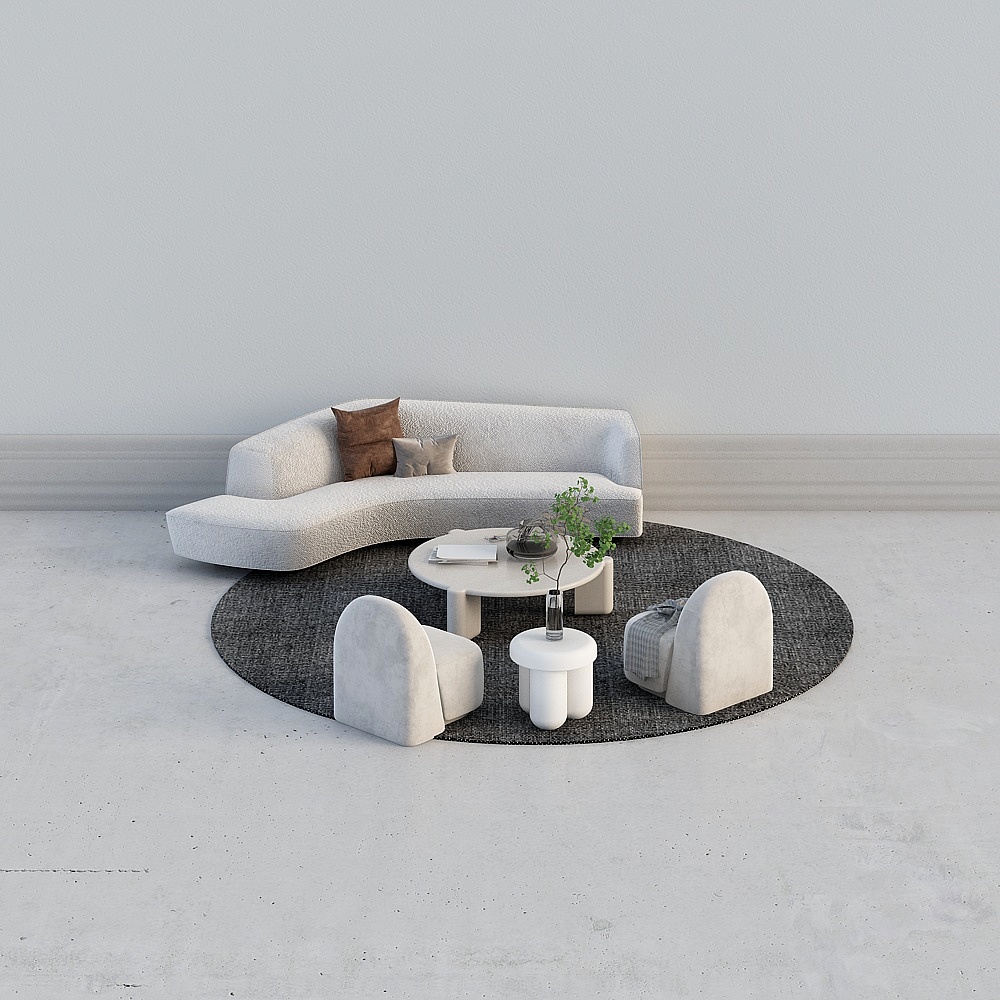 Modern Surprise Home Soft Shop - Sofa Coffee Table Combination-2
