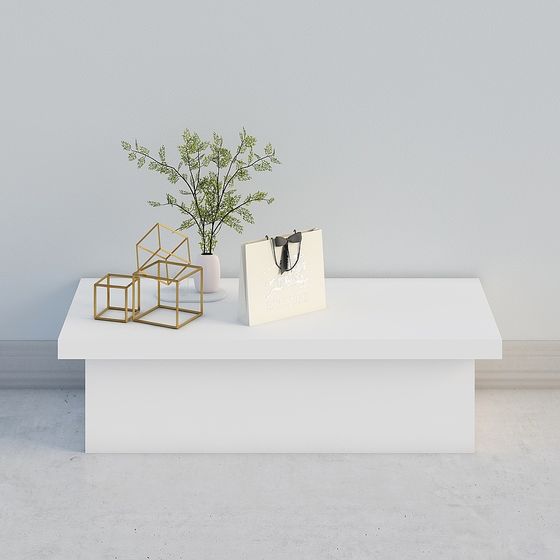 Urban Living Room Side Table 3D model