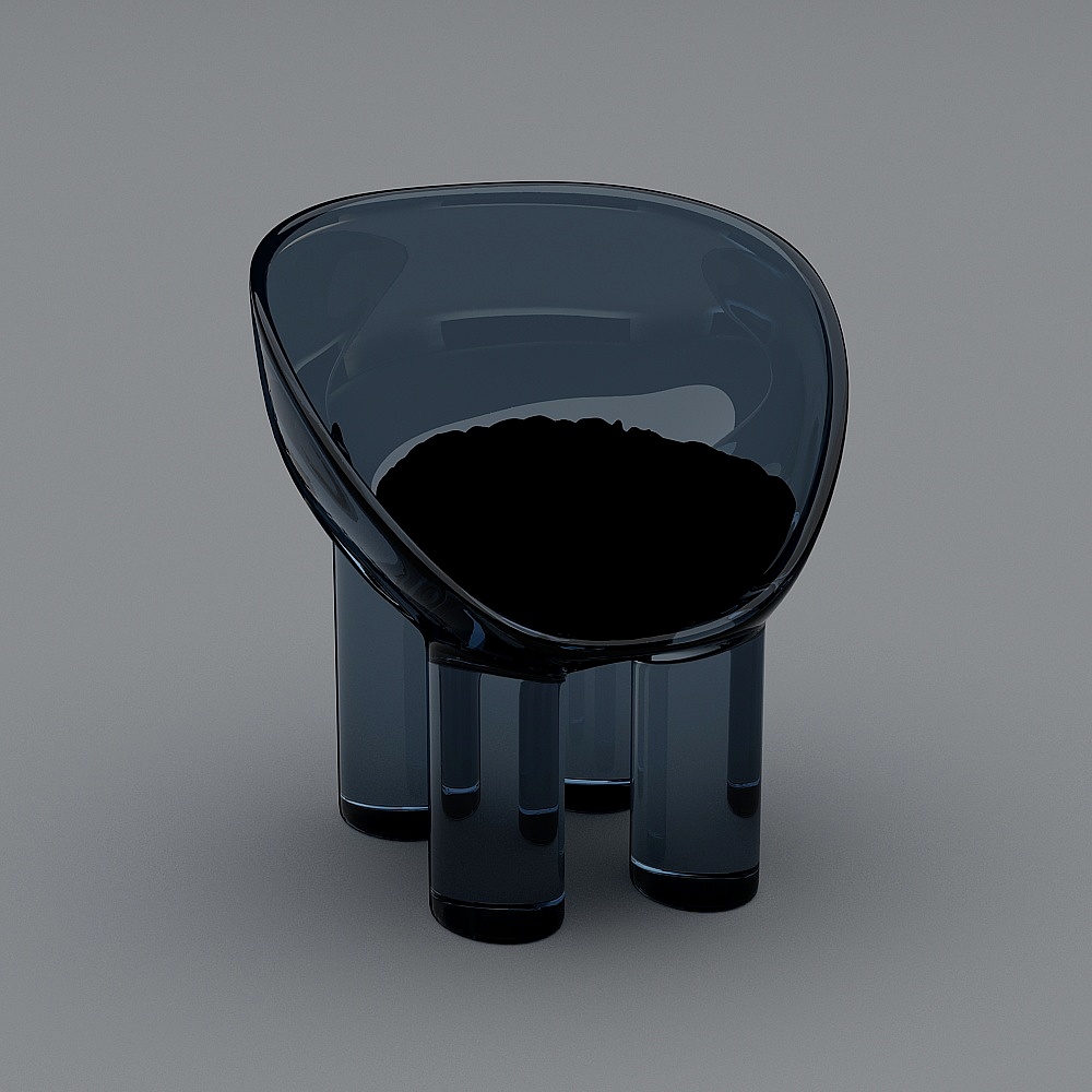 Modern men's clothing store -3-stools