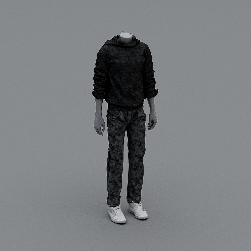 Tienda de ropa para hombres moderna -3-Modelo