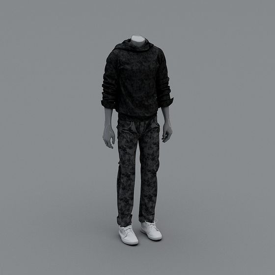 Tienda de ropa para hombres moderna -3-Modelo