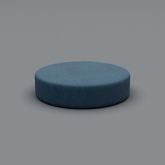 Modern Low-Polygon Round Mat 3D model