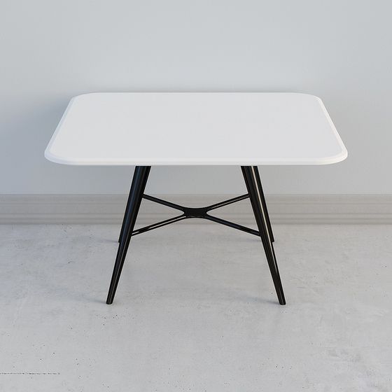 Urban Corner Coffee Table 3D model for Stylish Spaces