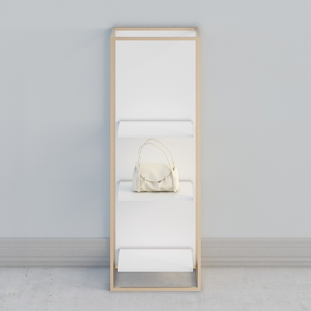 Modern women's bag store-product display cabinet-2