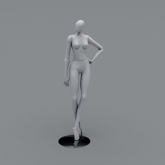 Urban Lady 3D model for Modern Design