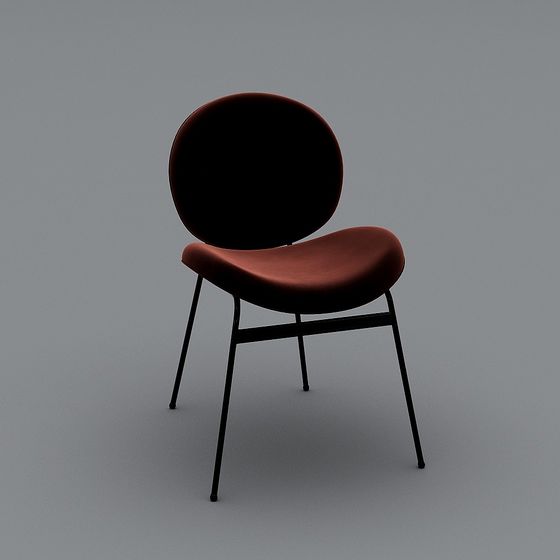 Low Poly Elegant Chair 3D model