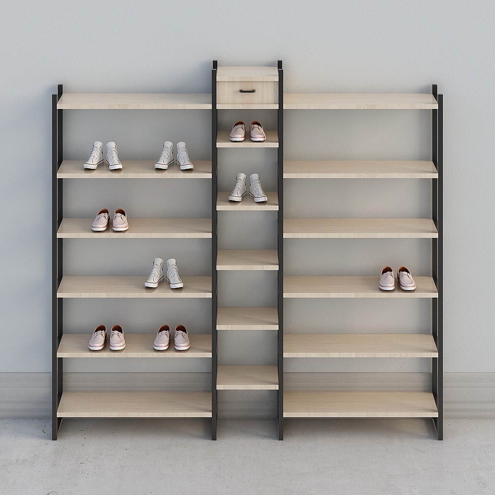 Modern shoe store-1-product display rack