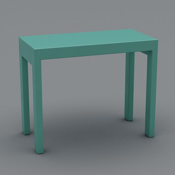 Minimalist Console Table 3D model for Creative Projects