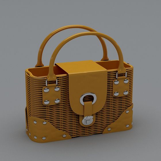Rattan Chic 3D model for Creative Projects