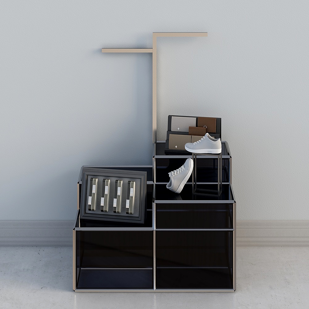 Modernes Herrenbekleidungsgeschäft - 1 - Produktpräsentationsständer