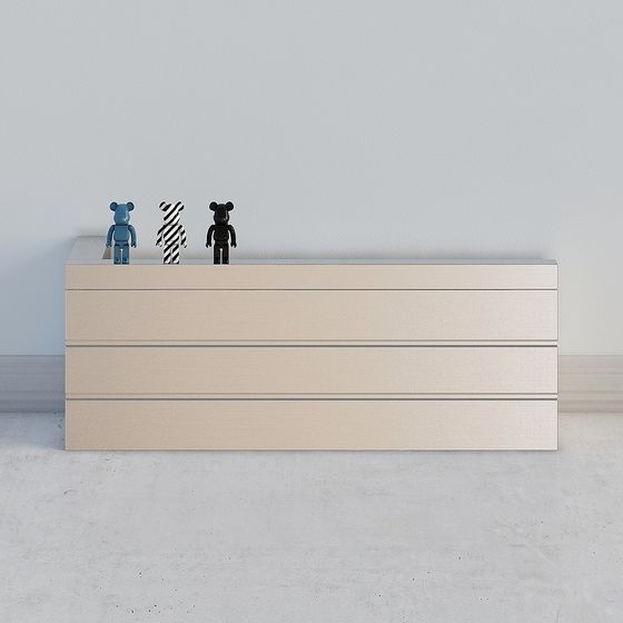 Urban Alley Side Cabinet 3D model for Modern Spaces