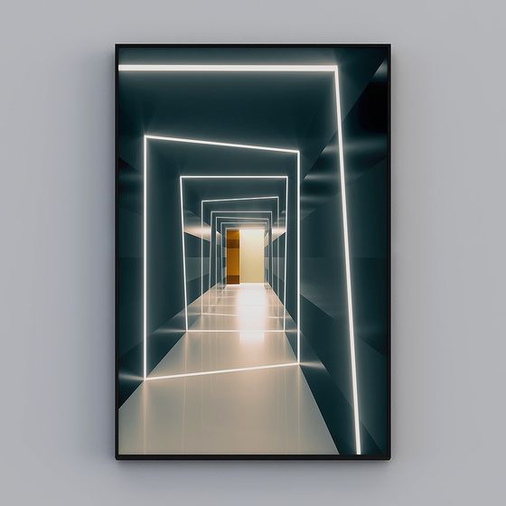 Neon Pathway 3D model