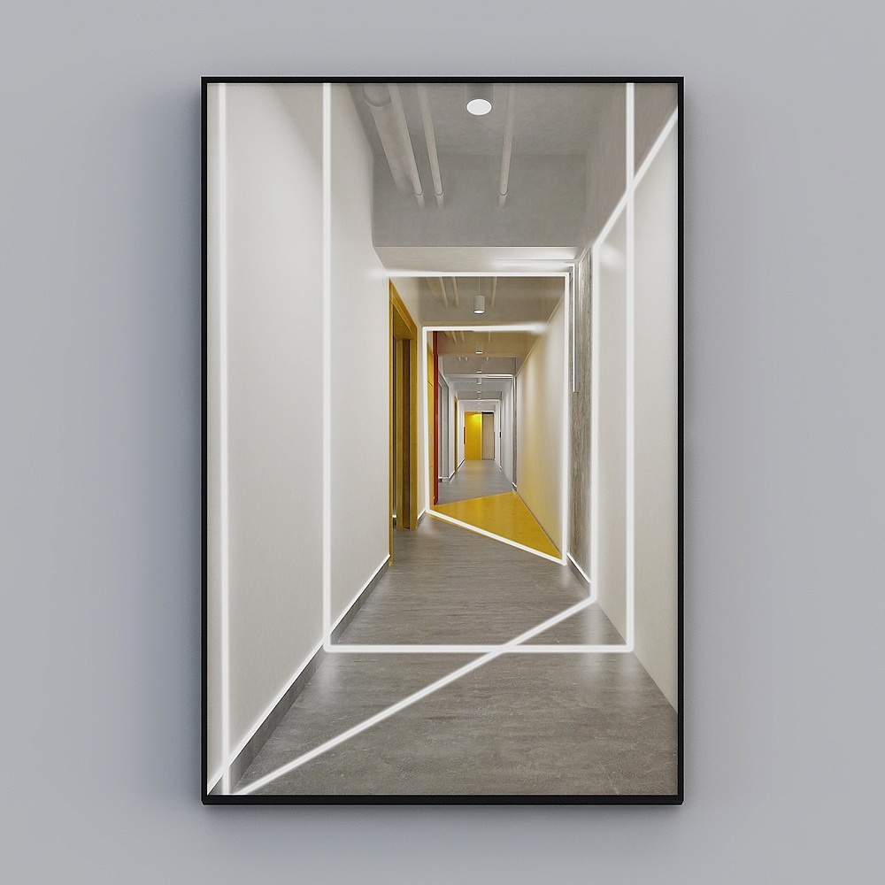 Courtesy full house with painting - Xuanguan painting - deep light -2